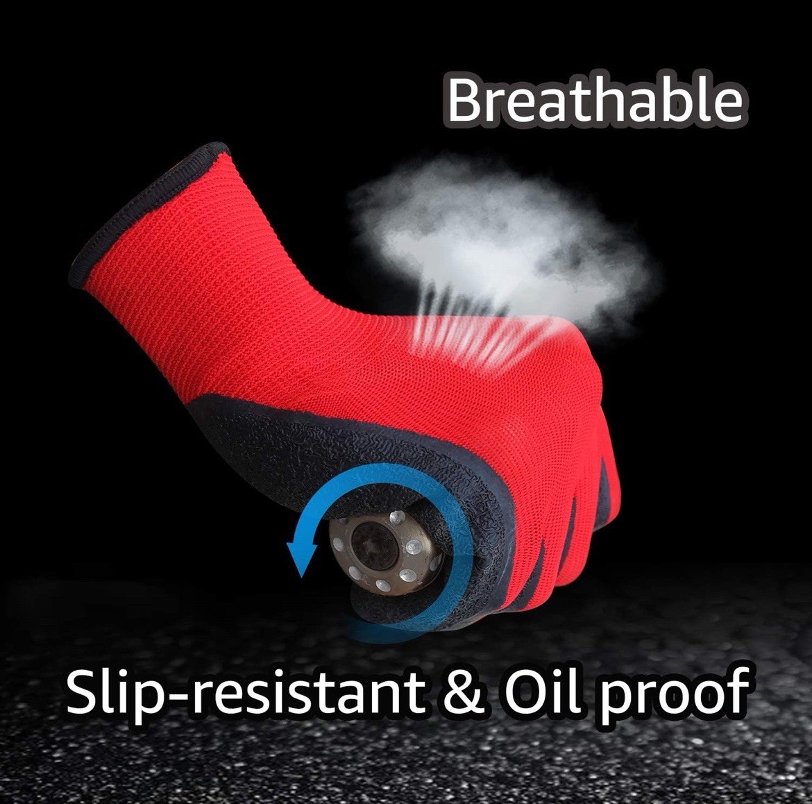 Ultimate Micro Foam Nitrile Grip Coated PROTECTIVE WORK GLOVES Cut Resistant
