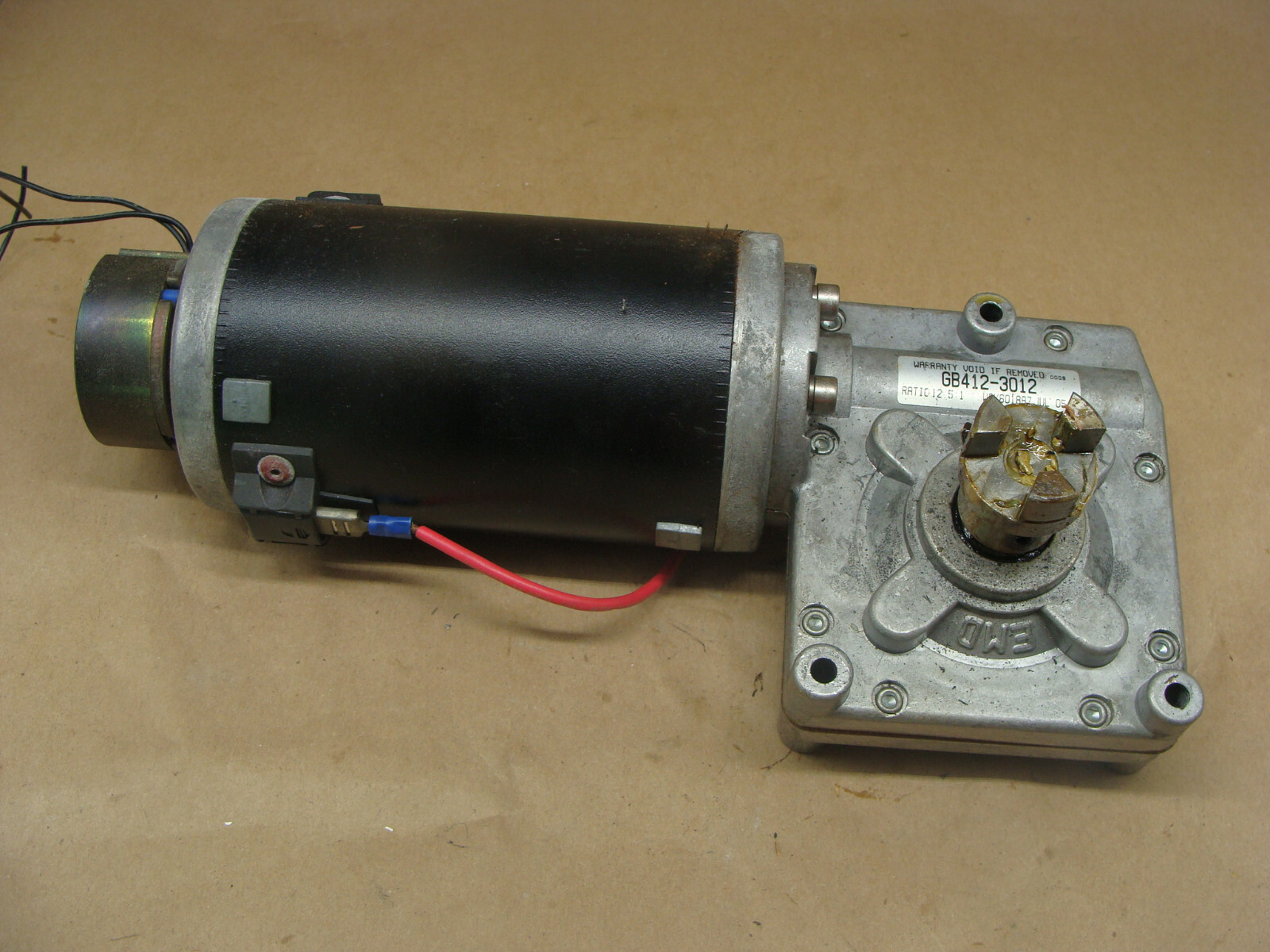 MAXON MOTOR EMD PM36/50-KR-24-GB4-12.5;1/BK WITH GB412-3012 GEAR REDUCER 12.5:1