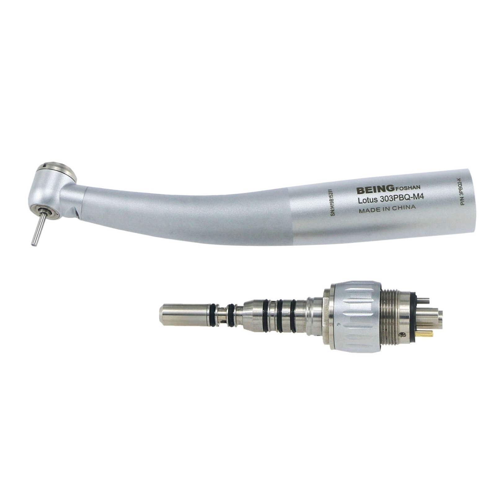 BEING Dental High Speed Fiber Optic Turbine Handpiece fit KAVO Coupler 4/6 Holes