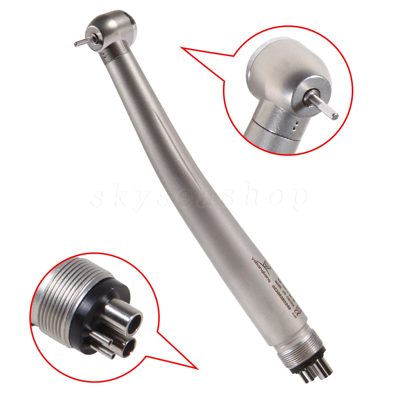 Dental High Speed Handpiece 4Holes Turbine Mini Pedo/Standard/Big Head