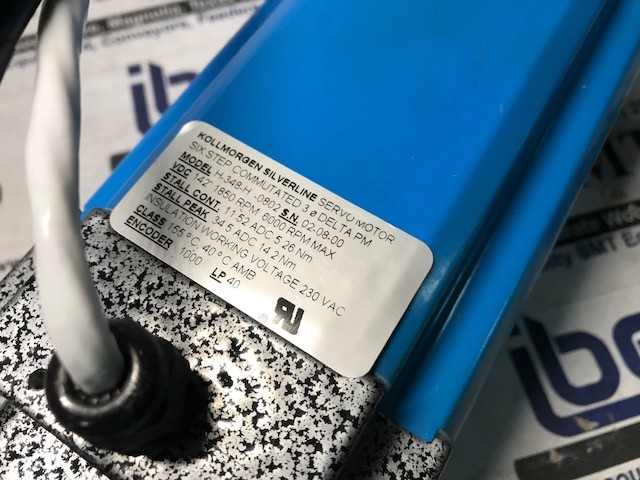 Kollmorgen Silverline Servo Motor – H-348-H-0802 – H348H0802 w/Warranty