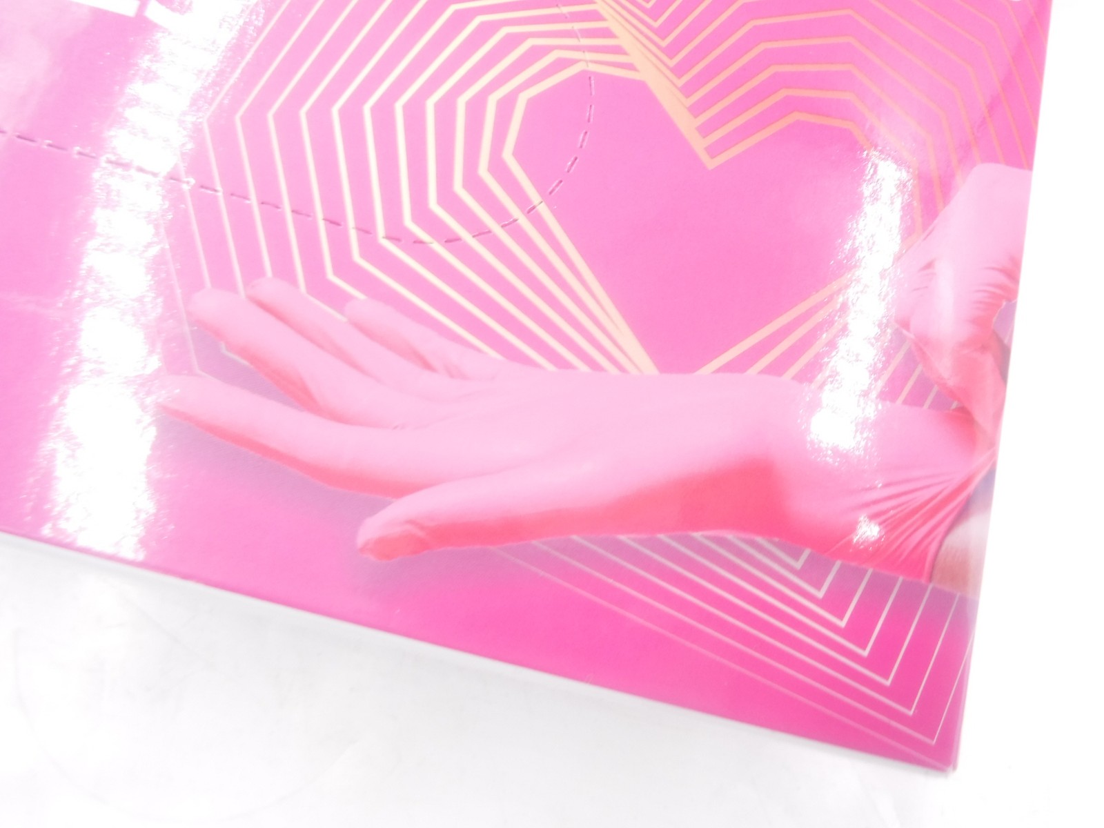 500 Pack GP Craft Size Medium Pink Disposable Pink Nitrile Gloves