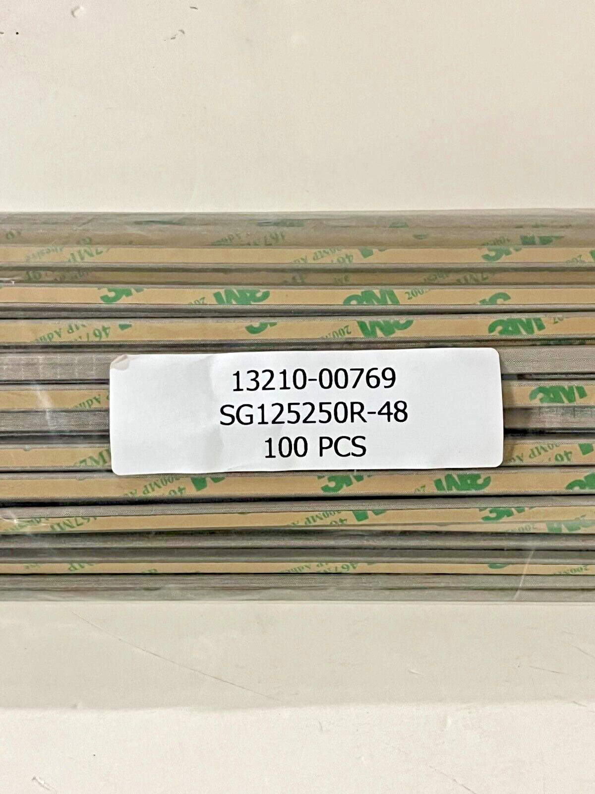 New LeaderTech Lot of 100 SG125250R-48 EMI Gasket Absorber Shielding Sheets 48ft