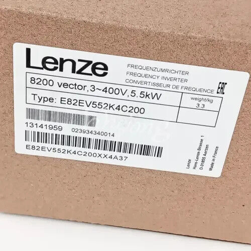 E82EV552_4C200 NEW LENZE E82EV552K4C200 Inverter 8200 Vector 5.2kW