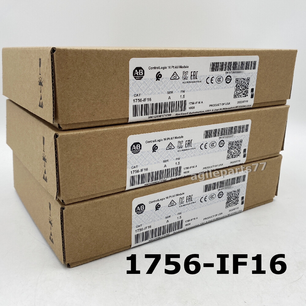 New Factory Sealed Allen-Bradley 1756-IF16 SER A ControlLogix 16 Pt Input Module