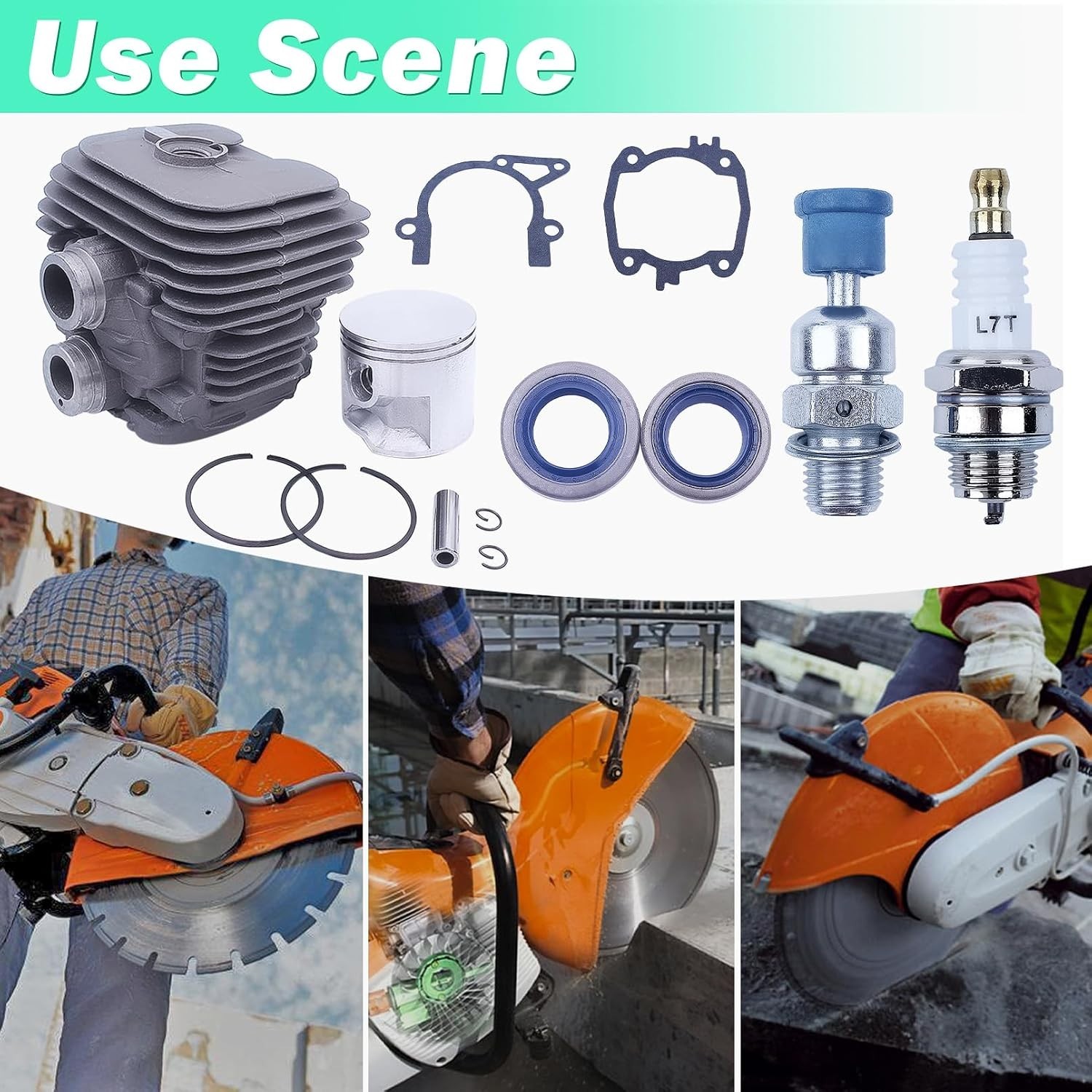 50mm Cylinder Piston Gasket Kit for Stihl TS410 & TS420 – Essential Replacement
