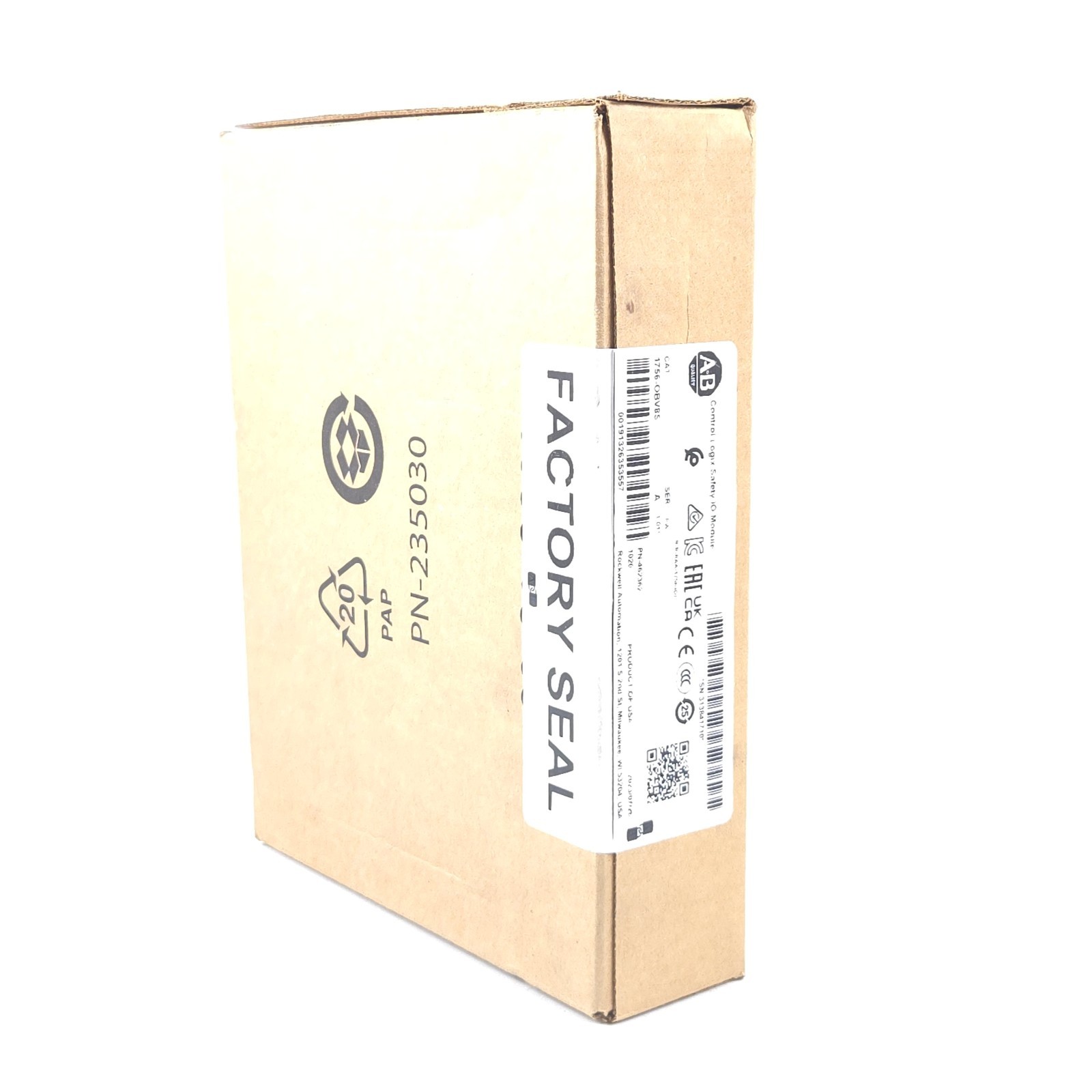 Factory Sealed Allen Bradley 1756-OBV8S ControlLogix Safety IO Module 1756OBV8S