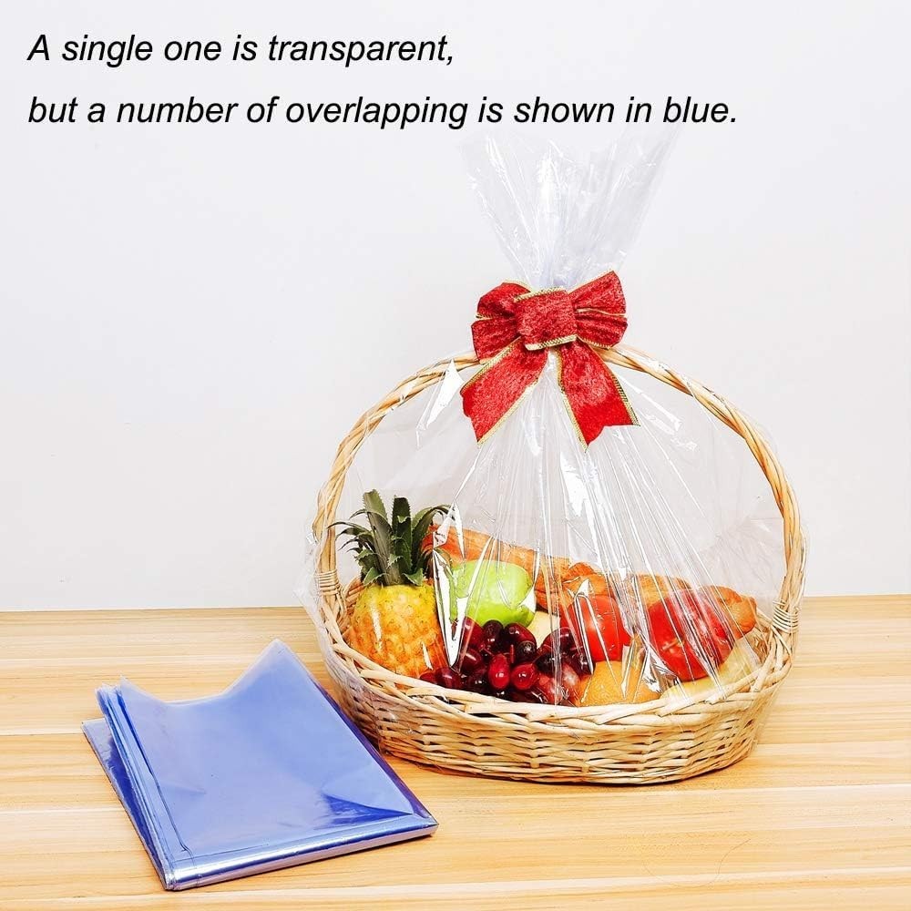 High Clarity Extra Large Shrink Wrap Bags 35×44 – Perfect for Holidays & Events