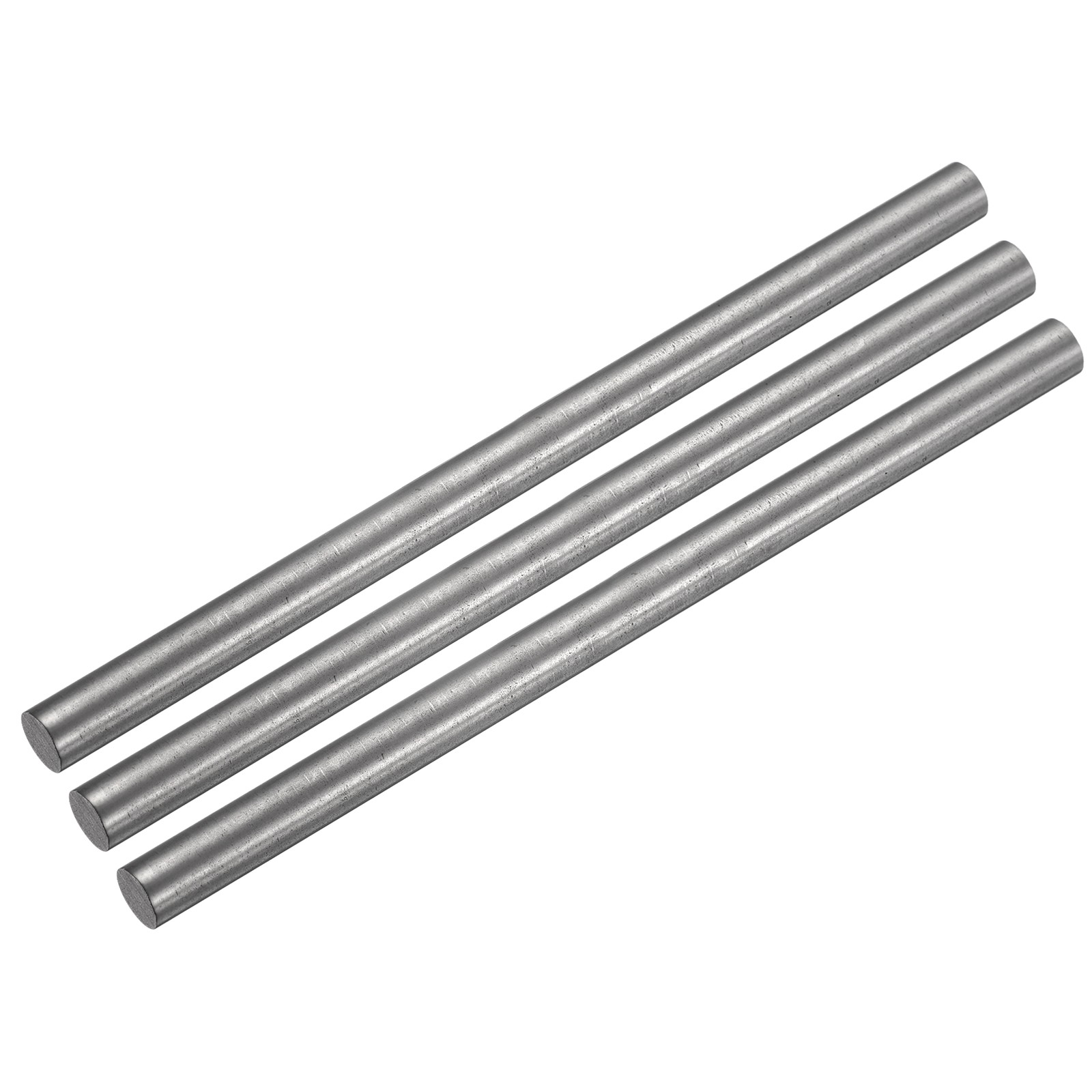 3Pcs Graphite Rod Graphite Stirring Rod Cylinder Stick Carbon Rod 150x8mm Black