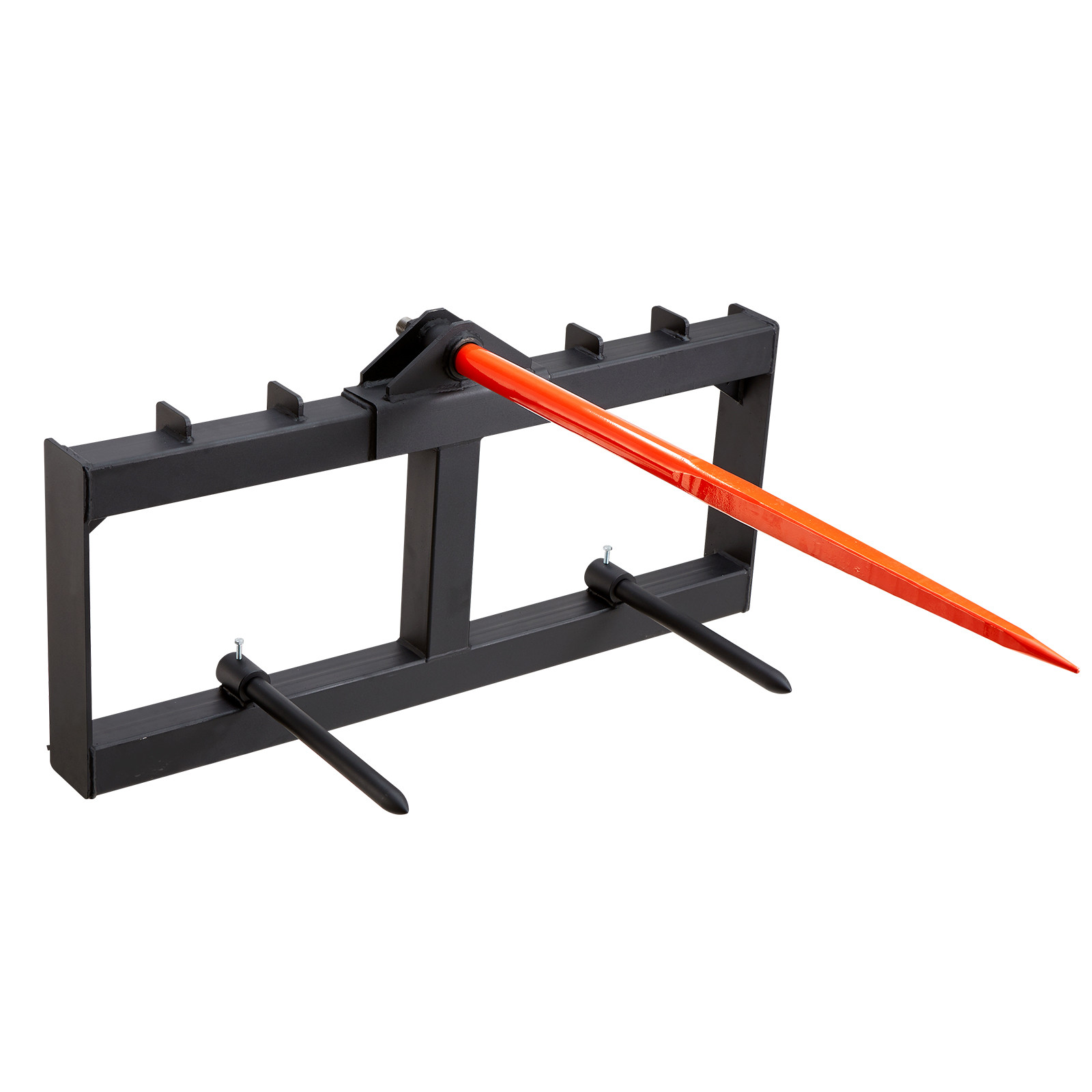 VEVOR 49″ Hay Spear Bale Spears Skid Steer Loader Tractor Attachment 1600lbs
