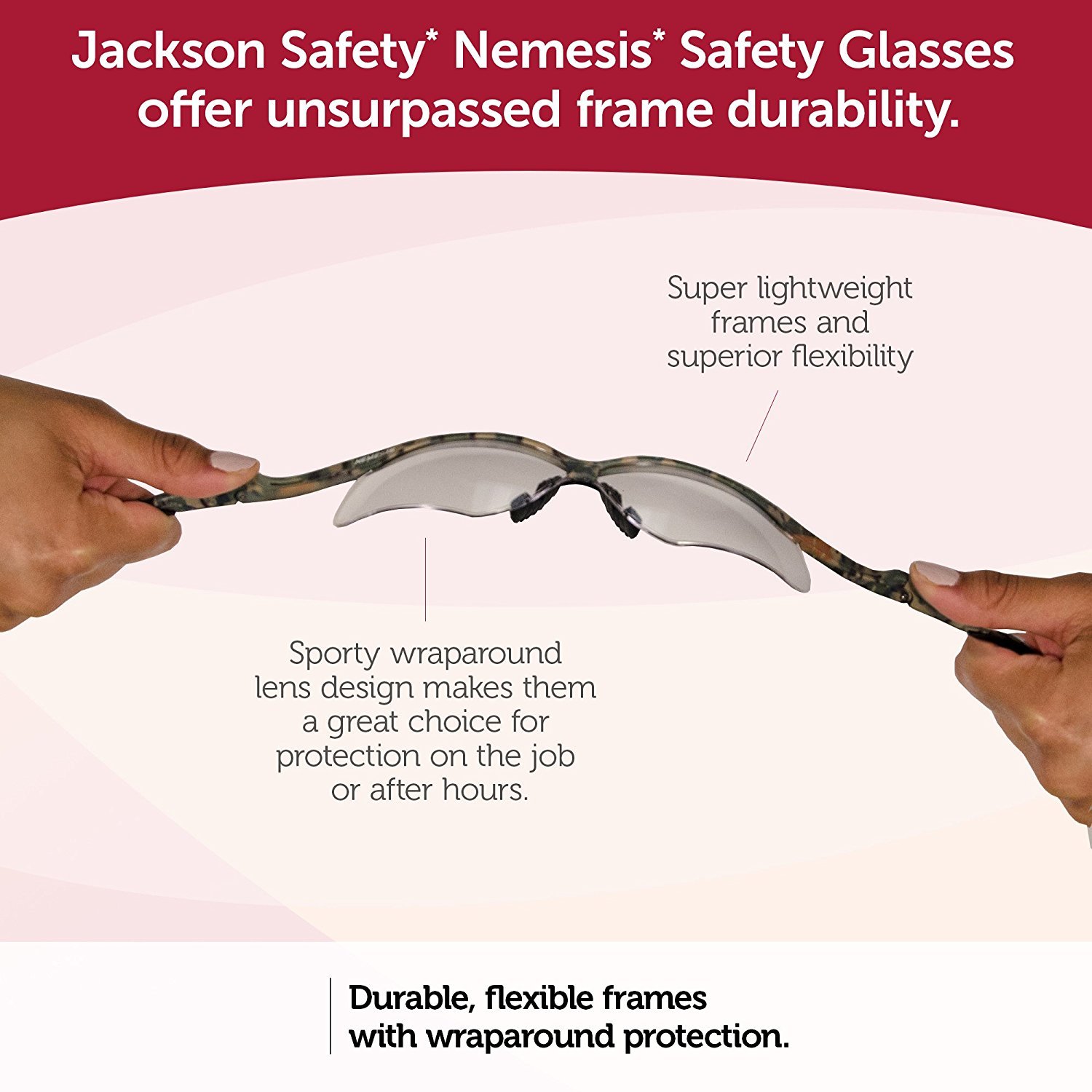 KLEENGUARD NEMESIS SAFETY GLASSES SUNGLASSES SPORT WORK EYEWEAR Z87+