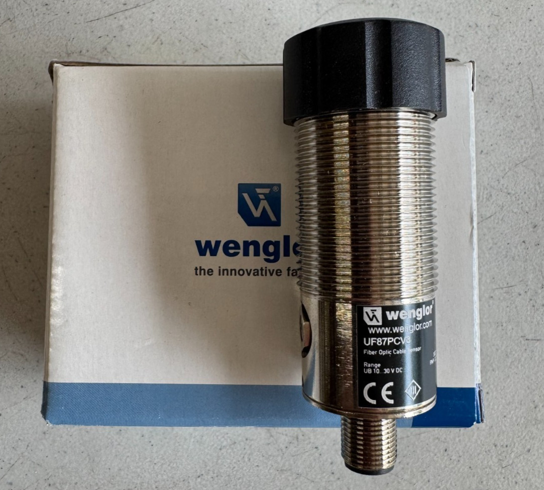 WENGLOR UF87PCV3 Fiber Optic Cable Sensor, New