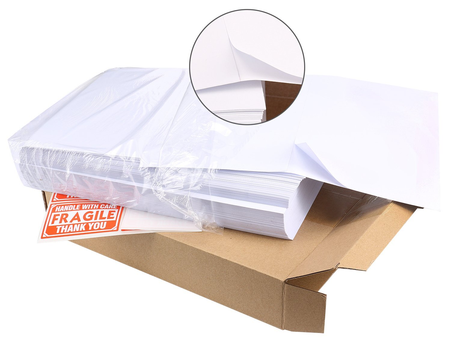 200-10000 8.5×5.5 Shipping Address Labels Half Sheet Self Adhesive for Laser ink