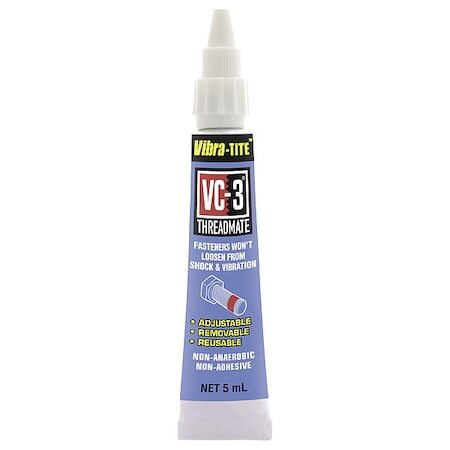 Vibra-Tite 21305 Reusable Threadlocker, Vibra-Tite Vc-3, Red, High Strength,
