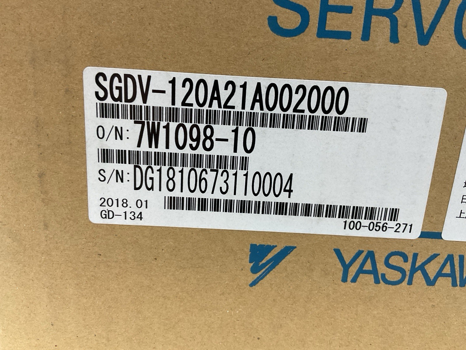 Yaskawa SGDV-120A21A002000 Servopack AC Servo Drive 200V 1.5kW New Sealed in box