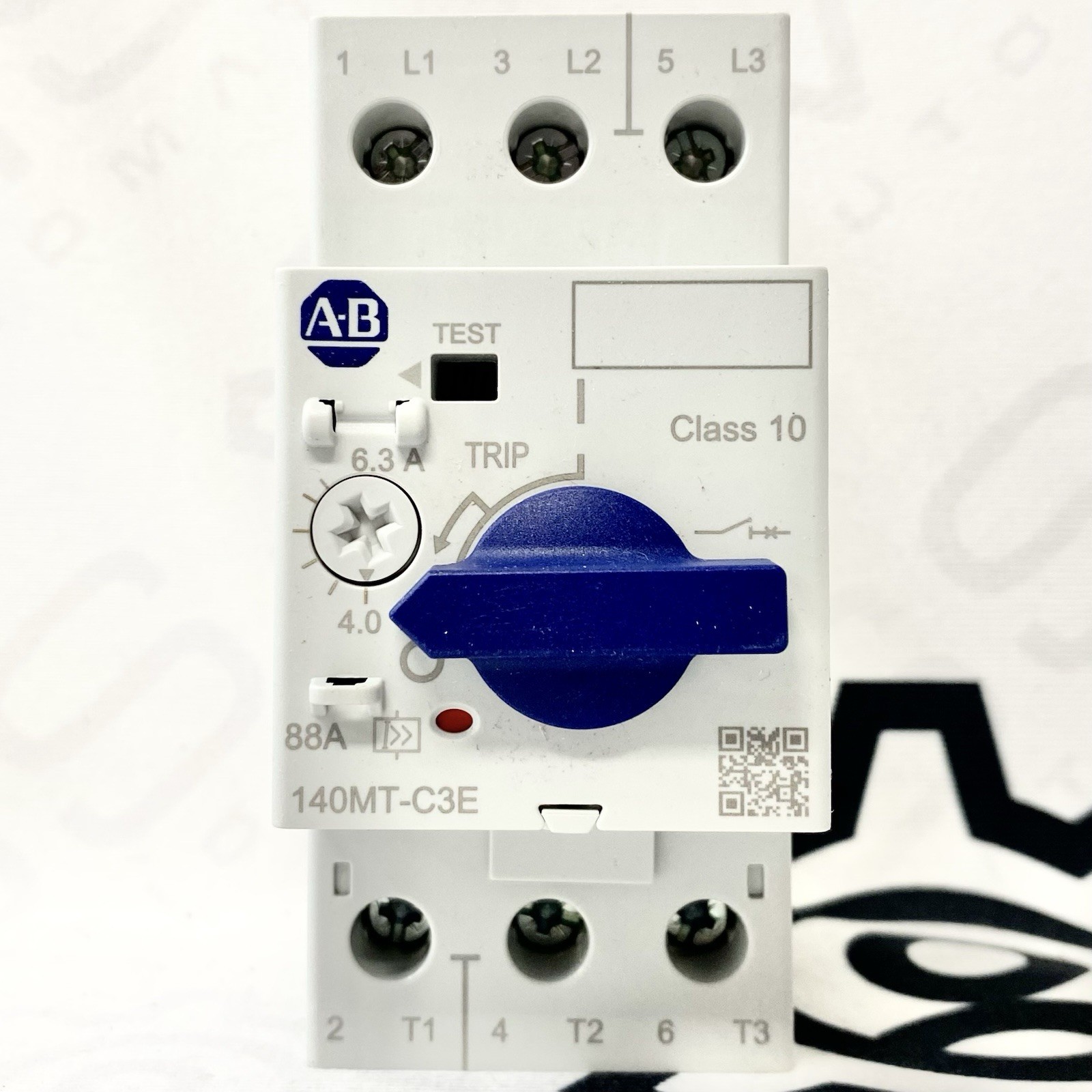 Allen Bradley 140MT-C3E-B63 Motor Protector Circuit Breaker 4-6.3A DIN Rail