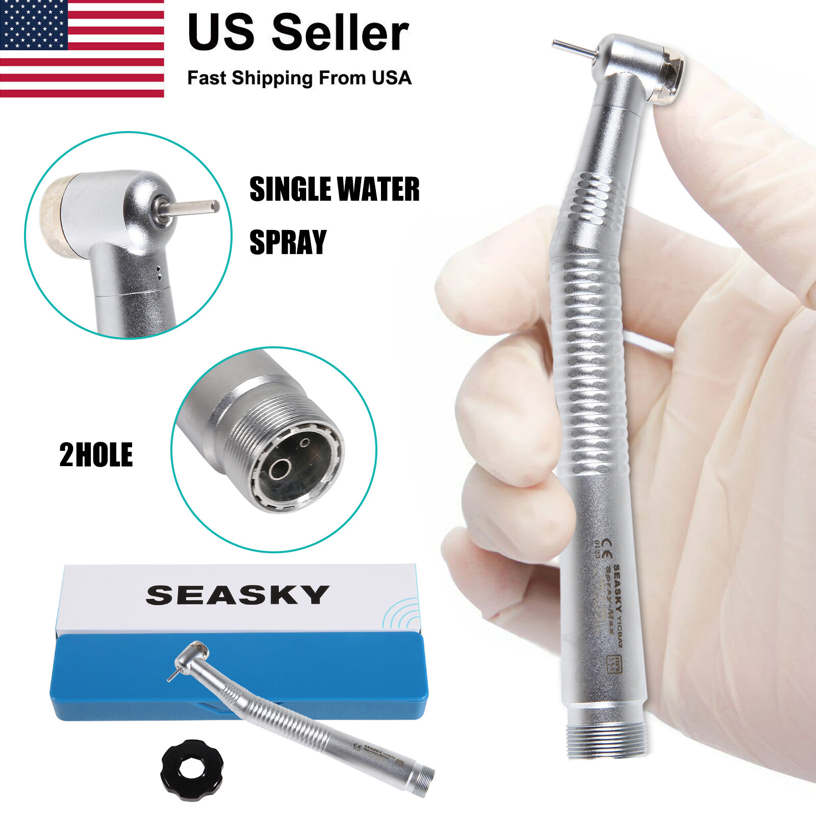 Dental Cartridge Rotor for SEASKY Y1BA4 Y1BA2 High Speed Handpiece 2/4HOLE