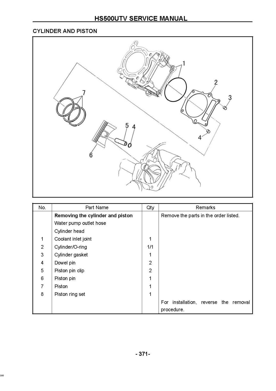 700 600 500 UTV Side by Side Service Repair Manual Fits Hisun HS700 600 500UTV