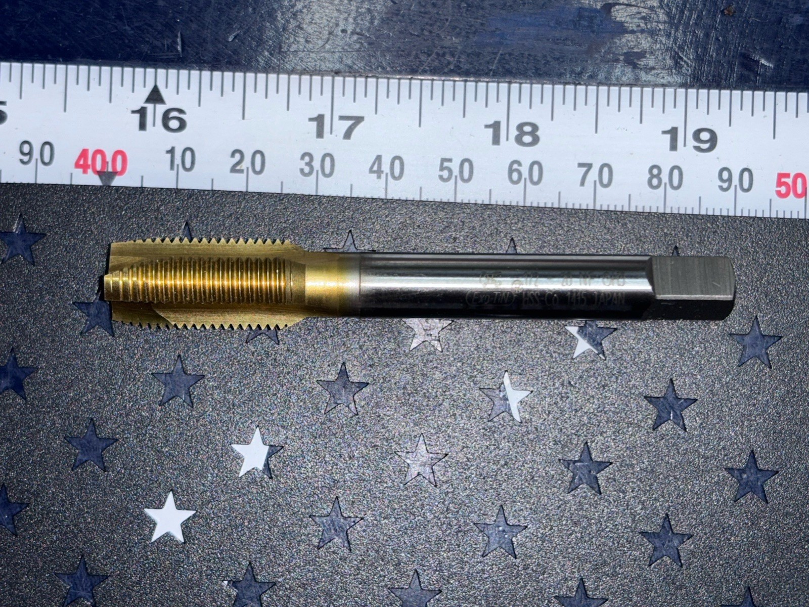 OSG 1/2-20 Spiral Point PLUG Tap HSS-Co GH3 NF 3FL 1/2” 20tpi Exo-TiN