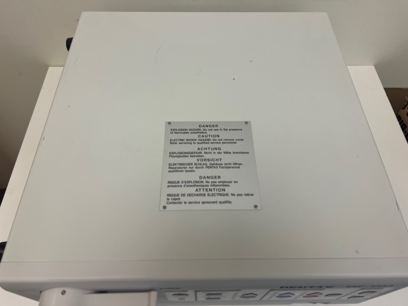 Pentax EG-1580K ultra slim gastroscope (PAL) with EPK-1000 Video Processor (PAL)