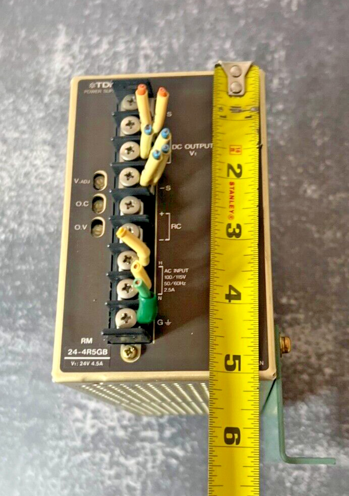 TDK RM24-4R5GB | RM244R5GB | TDK 24‑4R5GB Power Supply: 24VDC/4.5A, 100-115VAC