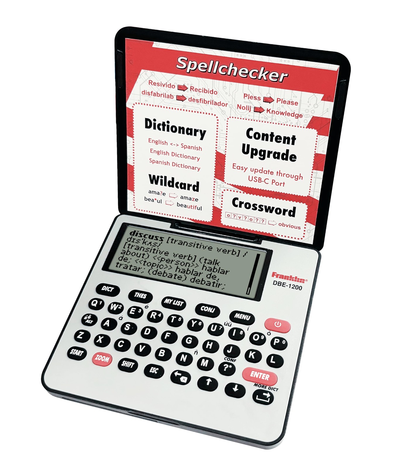 Franklin DBE-1200 English-Spanish Bilingual Electronic Dictionary & Translator