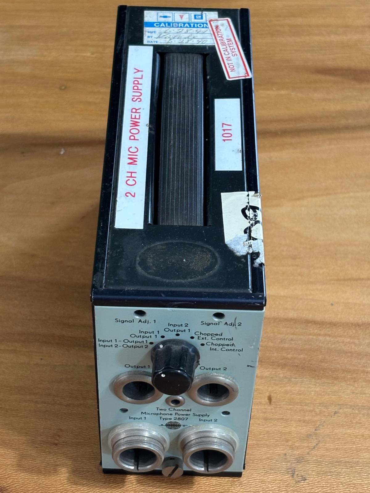 B&K Type 2807 Two Channel Microphone Power Supply Denmark Untested