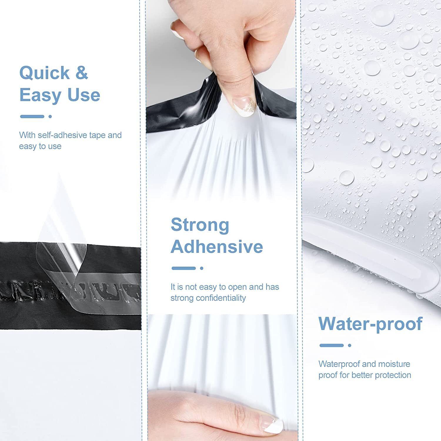 100-1000 Poly Mailers Shipping Envelopes Mailing Bags 9×12 10×13 14.5×19 19×24