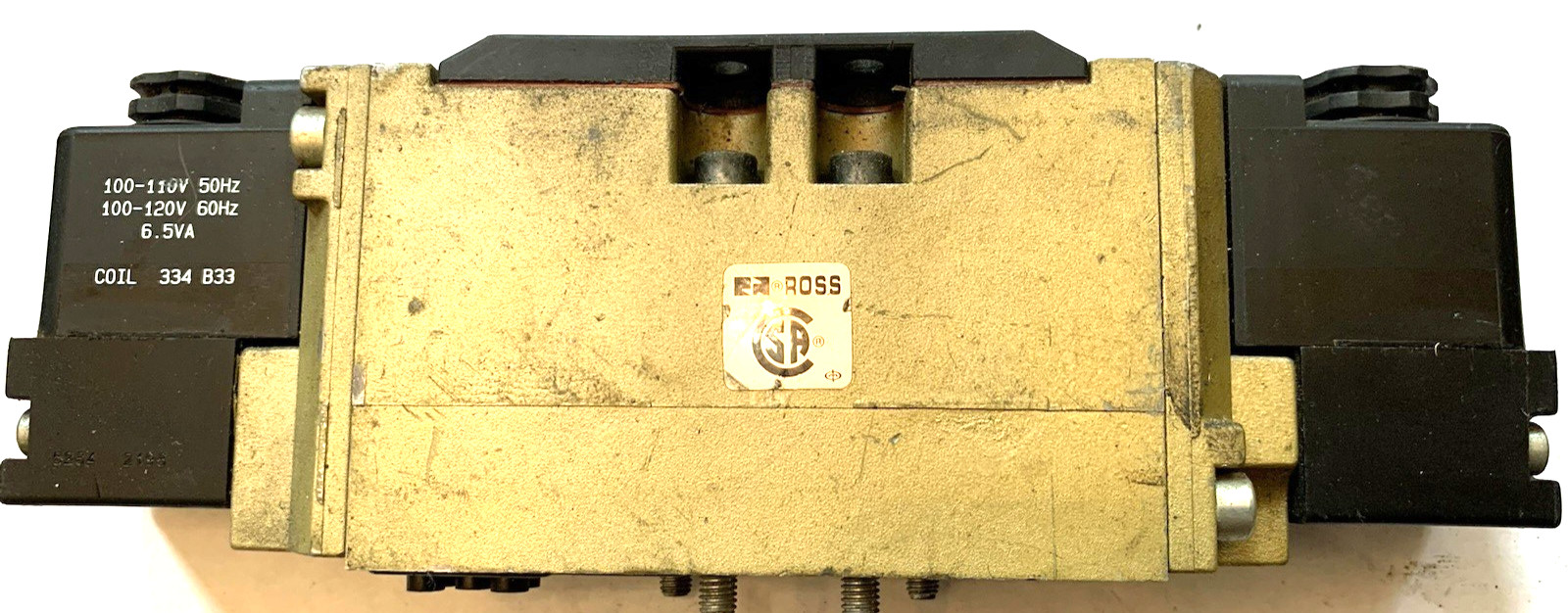 ROSS W6576A2407 PNEUMATIC SOLENOID VALVE, BAR 2-10 $25 + FREE SHIPPING