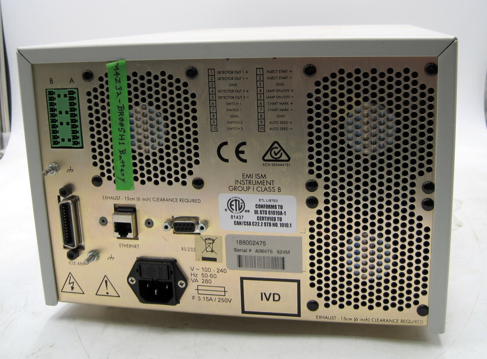 WATERS 2475 MULTI WAVELENGTH FLUORESCENCE DETECTOR