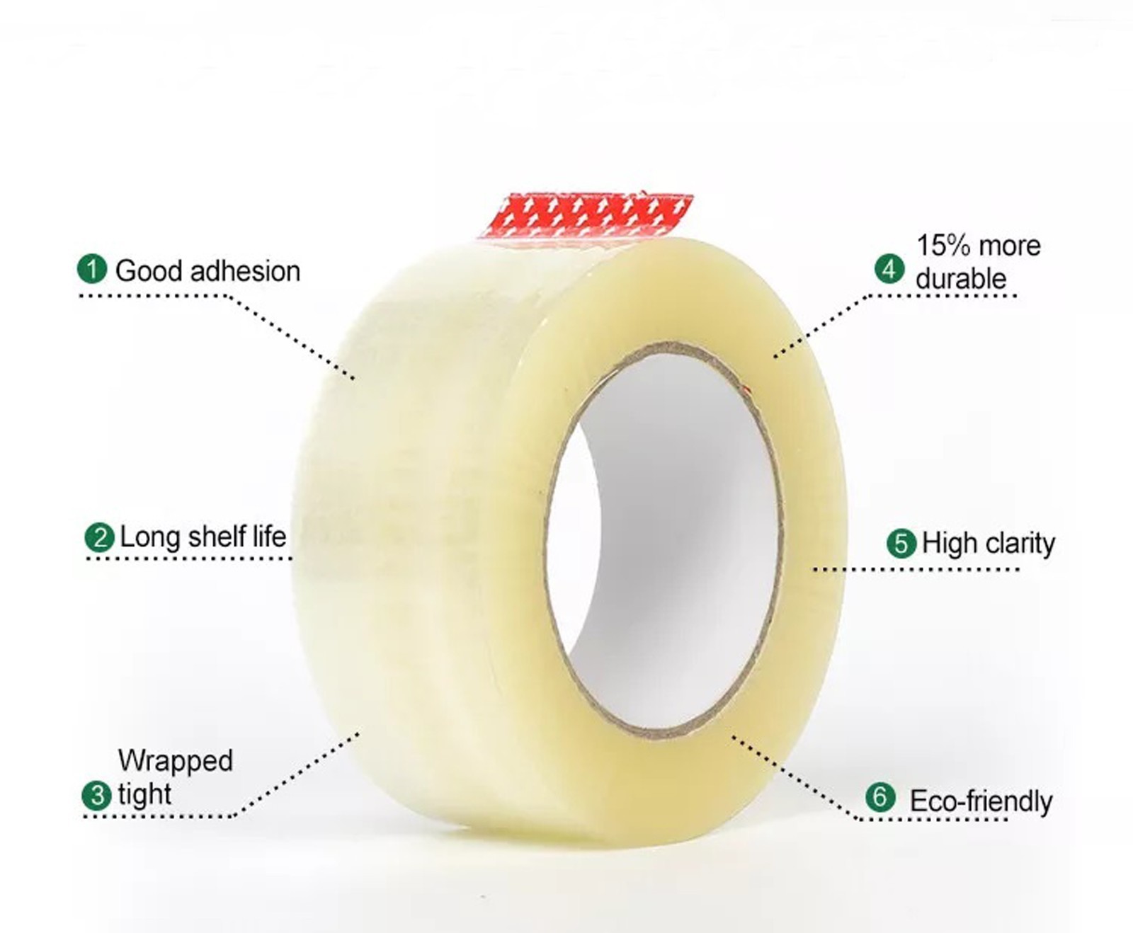36 Rolls Clear Shipping Packing Tape 2 Mil 2″ x 110 Yards Heavy Duty Carton Seal