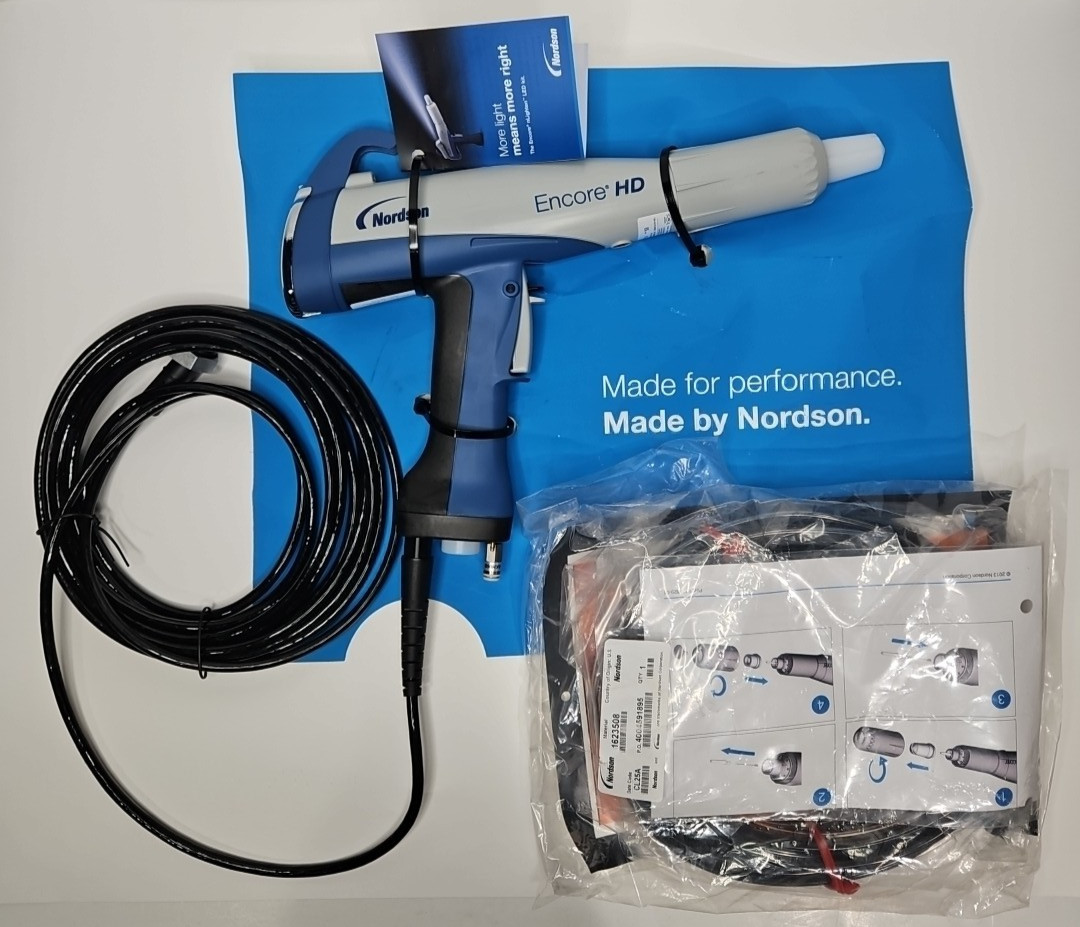 New Nordson 1603160 Encore HD Powder Paint Spray Gun Assembly Hose Pistol Grip