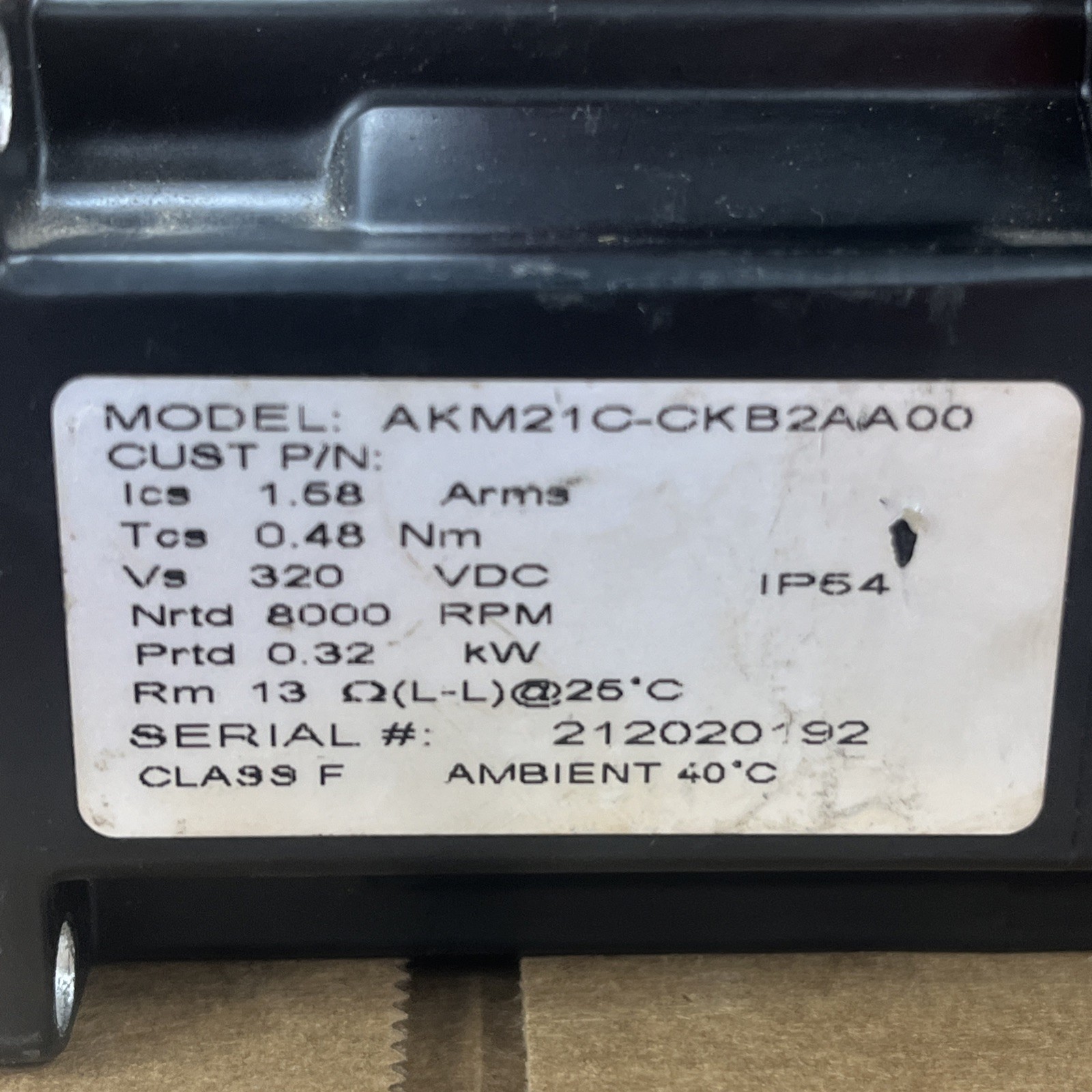 KOLLMORGEN AKM21C-CKB2AA-00 / AKM21CCKB2AA00 brand new no box