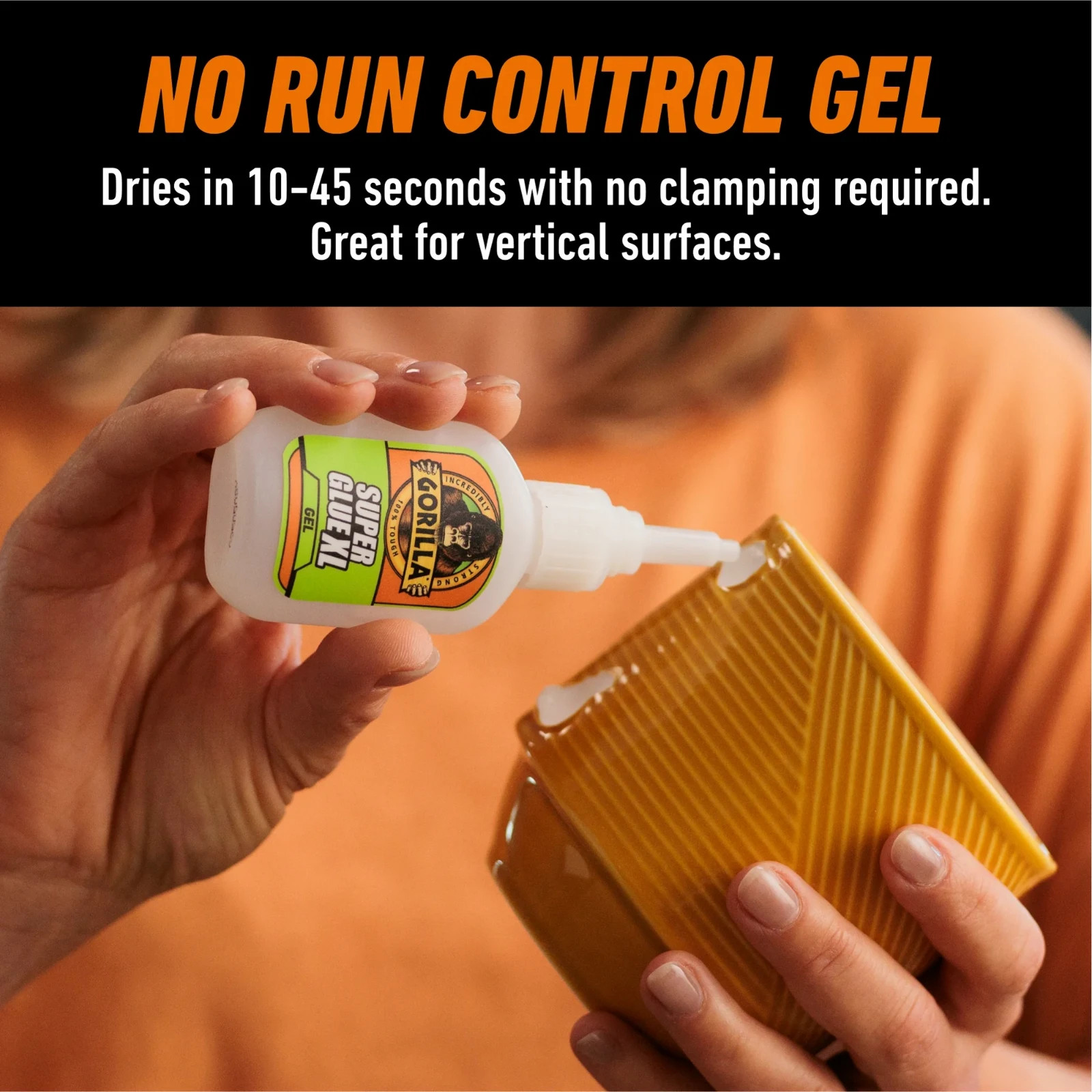 Gorilla Super Glue Gel XL, 25 Gram, Clear, (Pack of 1)