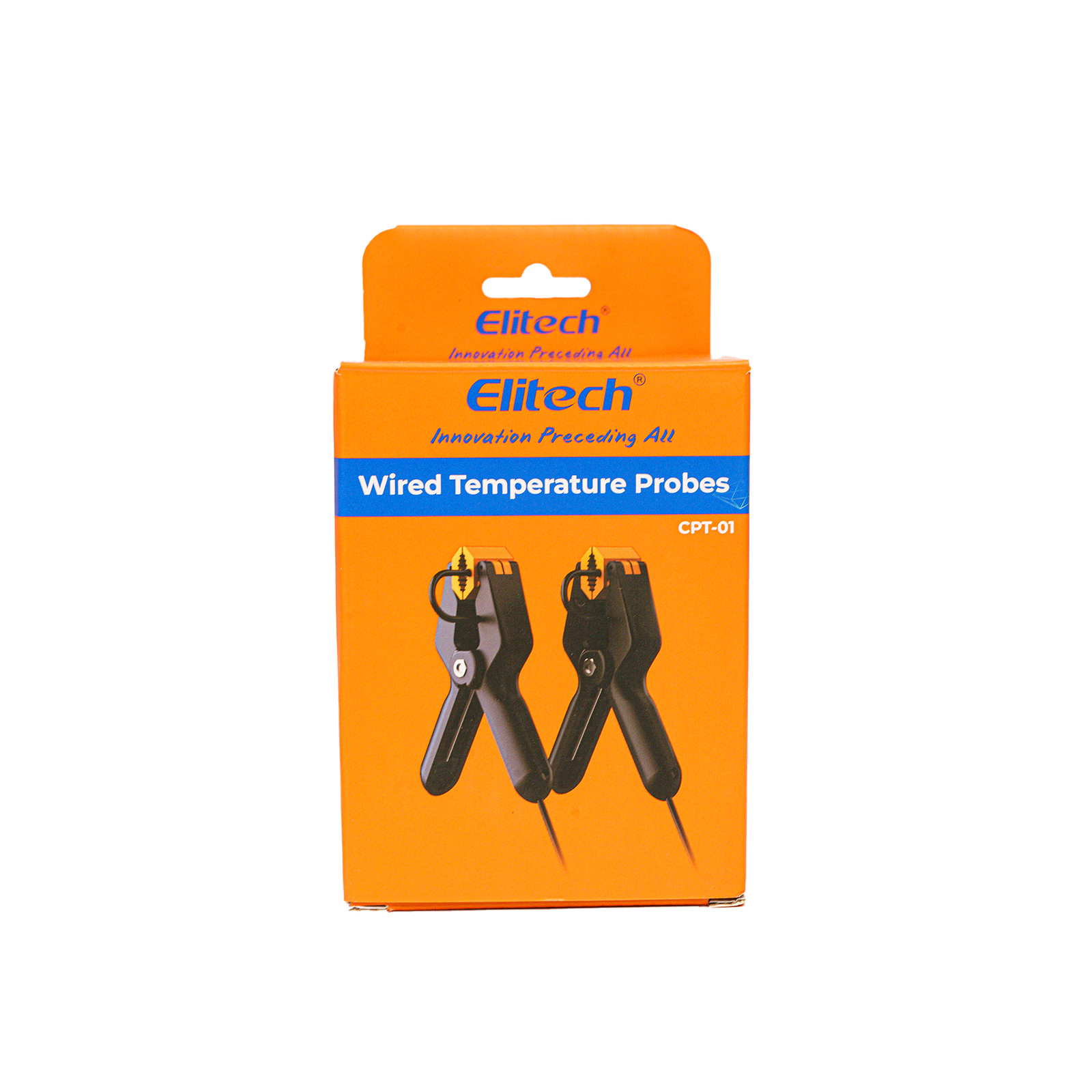 2Pcs Elitech Wired HVAC Temperature Clamp Fit For PT500/PT800 LMG-10 EMG