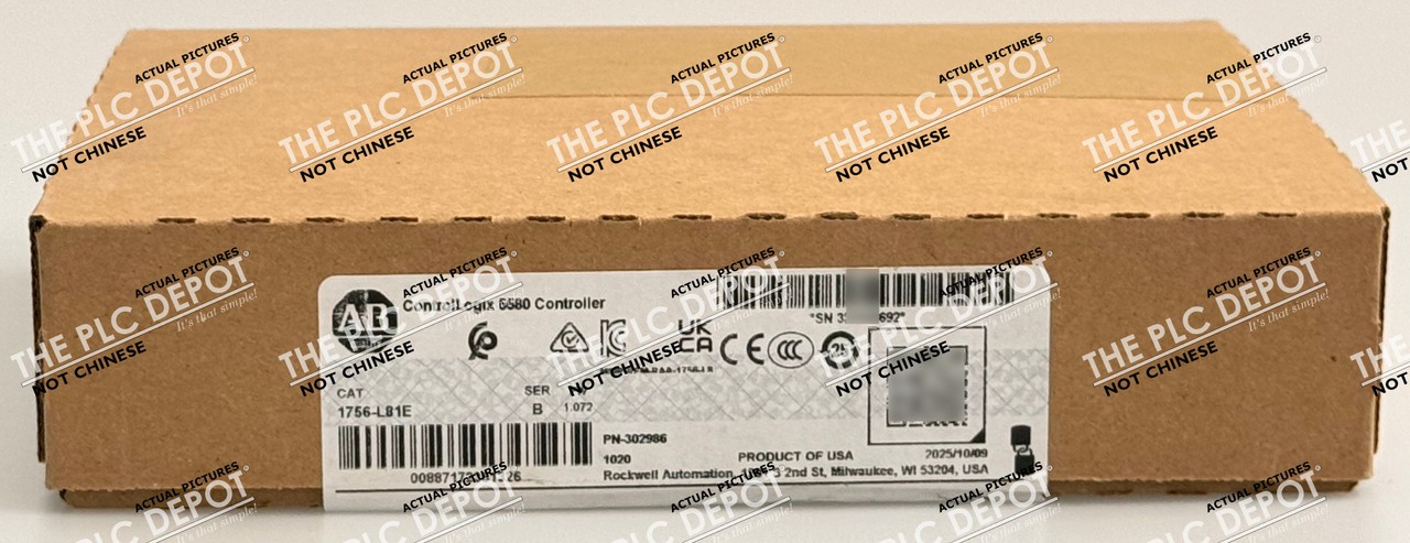 2026/2025 SEALED Allen Bradley 1756-L81E /B Logix5580 [Real US Seller Not China]
