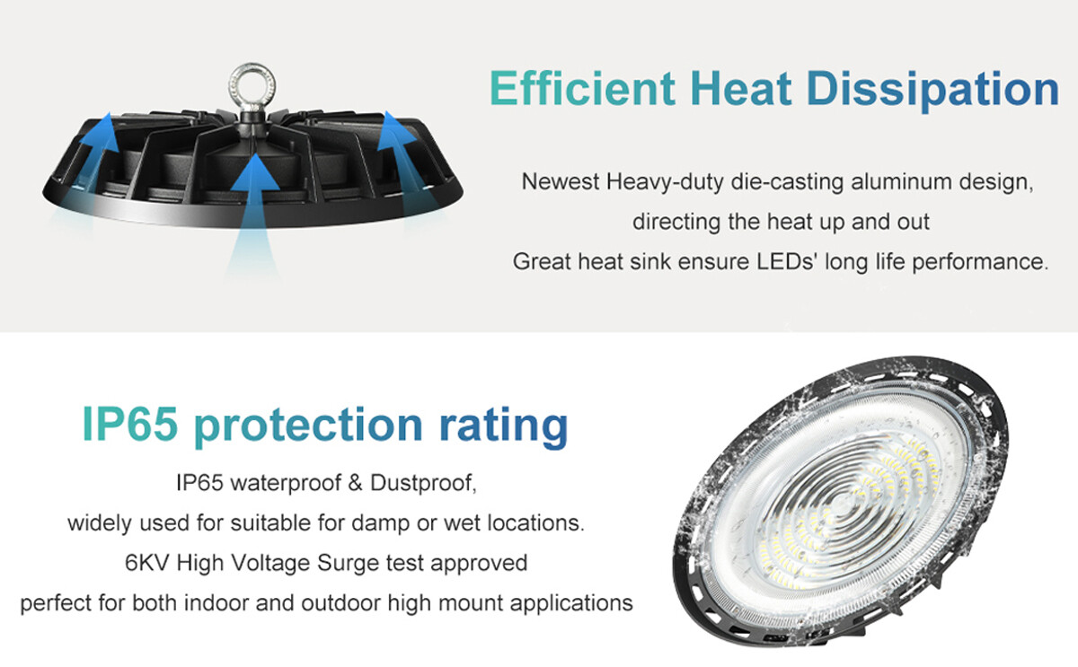 10Pack 200W UFO Led High Bay Light Commercial Industrial Factory Warehouse Light