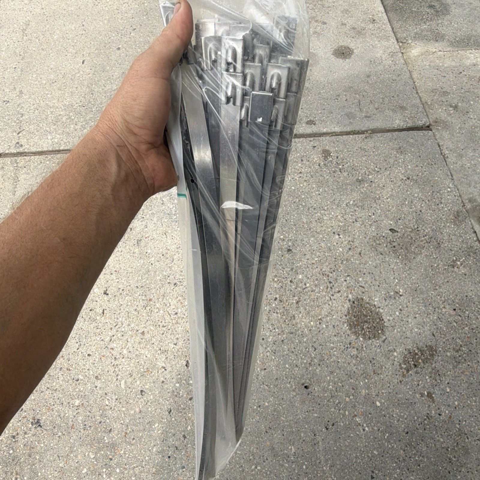 Panduit MLT6SH-LP Stainless Self-Locking Cable Ties 23.4×0.63in 50pk