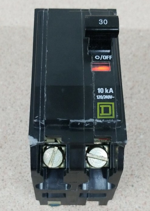 Square D QOB230 2 Pole 30 Amp 120/240Vac Bolt-On w#