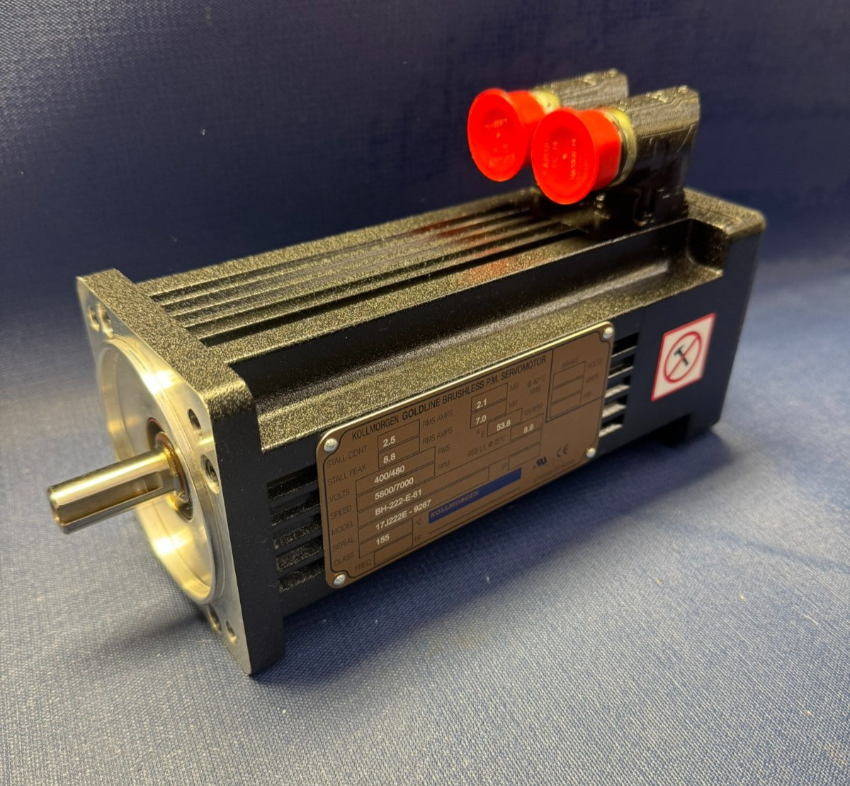 Kollmorgen – BH-222-E-61 – Goldline BH Series-AC Brushless Servomotor – 7000 RPM