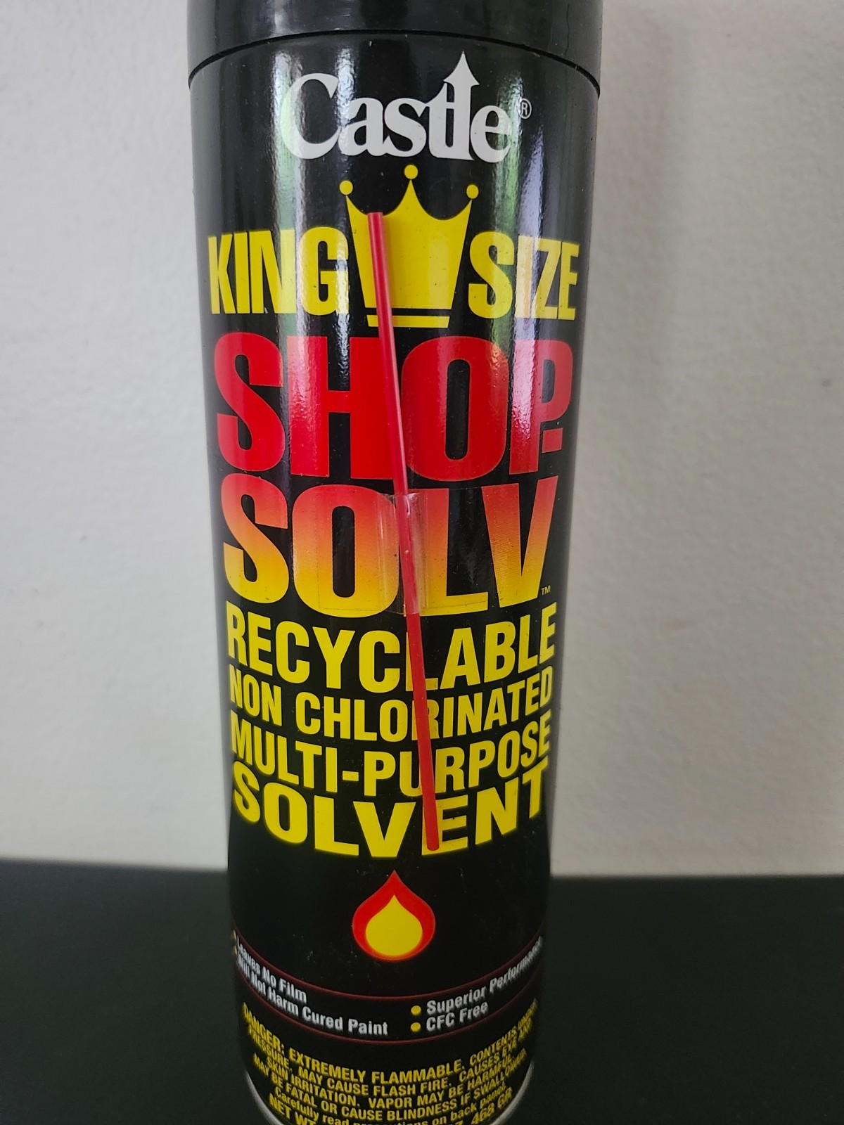QTY 1 CASTLE C2495 SHOP SOLV NON CHLORINATED MULTI-PURPOSE SOLVENT NOS