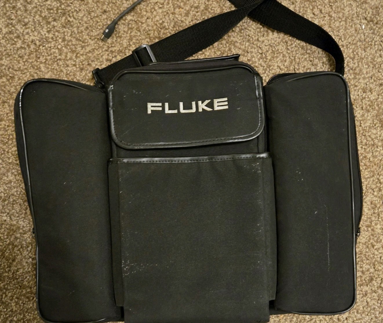 Fluke Large Soft Laptop-meter Soft Case Zipper Pocket Removable Storage