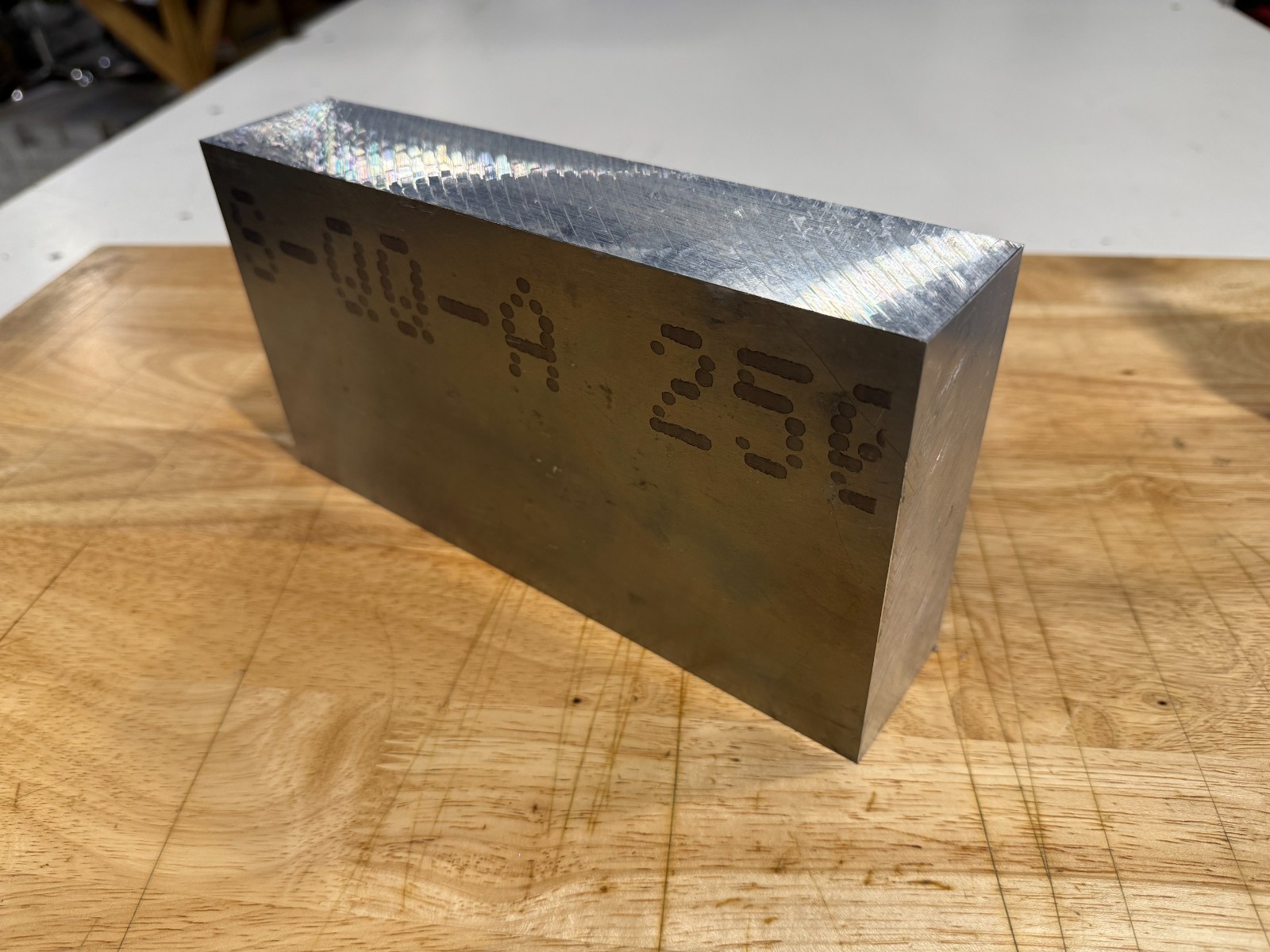 7075 T6 Aluminum Billet Stock 9.5 x 5 x 2 Block