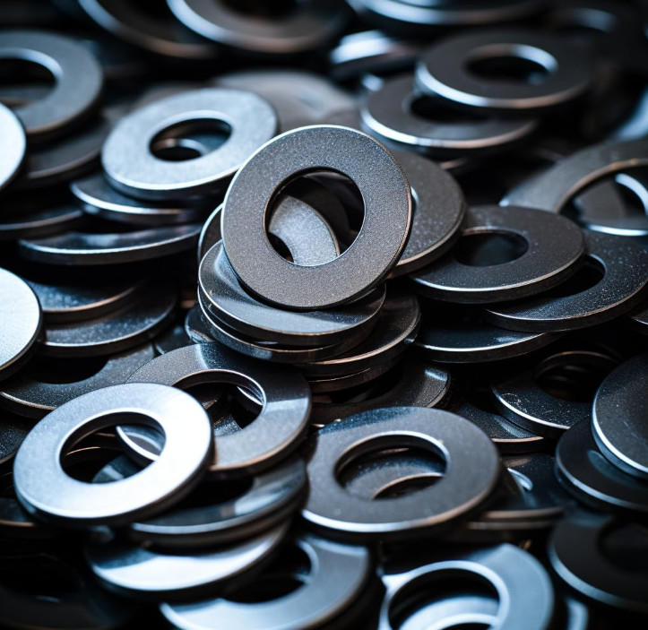 Black Carbon steel 8.8 grade Flat Washers M2 M2.5 M3 M4 M5 M6 M8 M10 M12 M14-M30