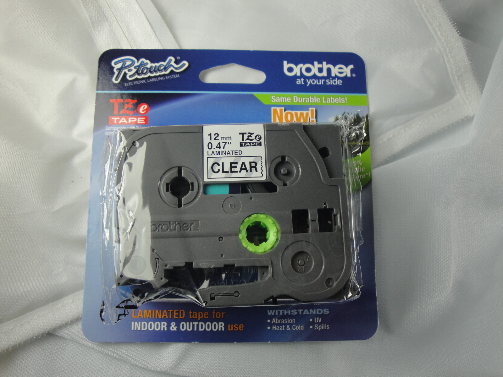 2 PACK Brother P-Touch TZe-131 BLACK ON CLEAR Label Tape / Ptouch TZ131 ORIGINAL