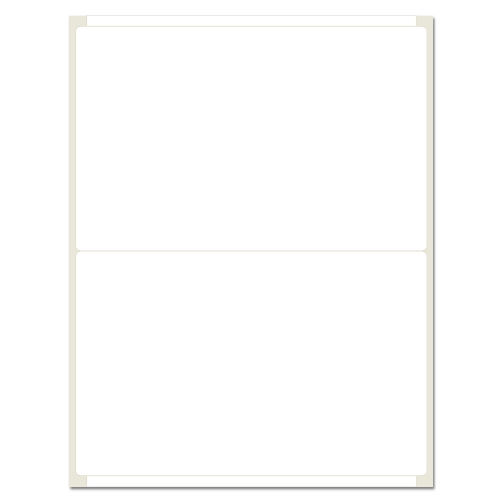 Shipping Labels Half Sheet 8.5×5.5 Round Corner for Laser & Inkjet Printers 1000