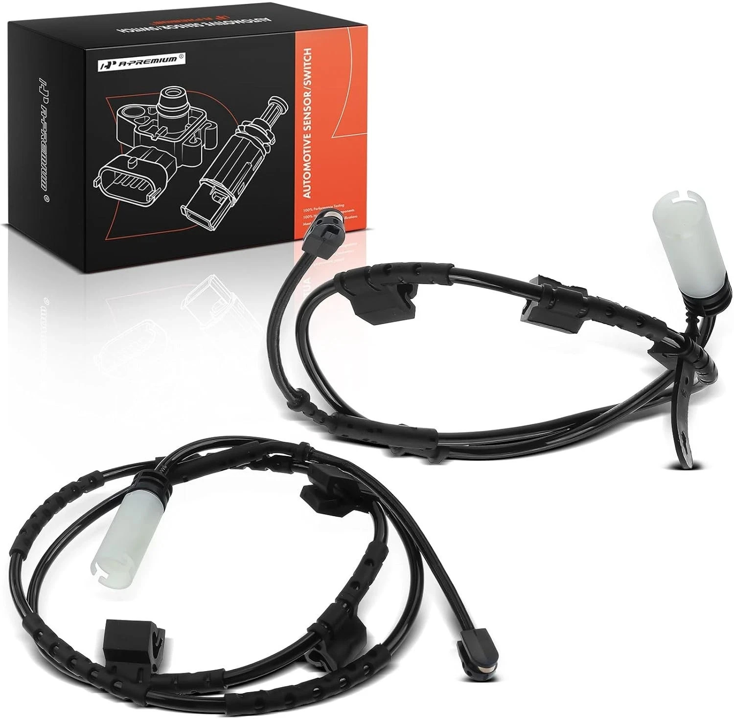 2007-2015 Mini Cooper Front & Rear Disc Brake Pad Wear Sensors 2pc