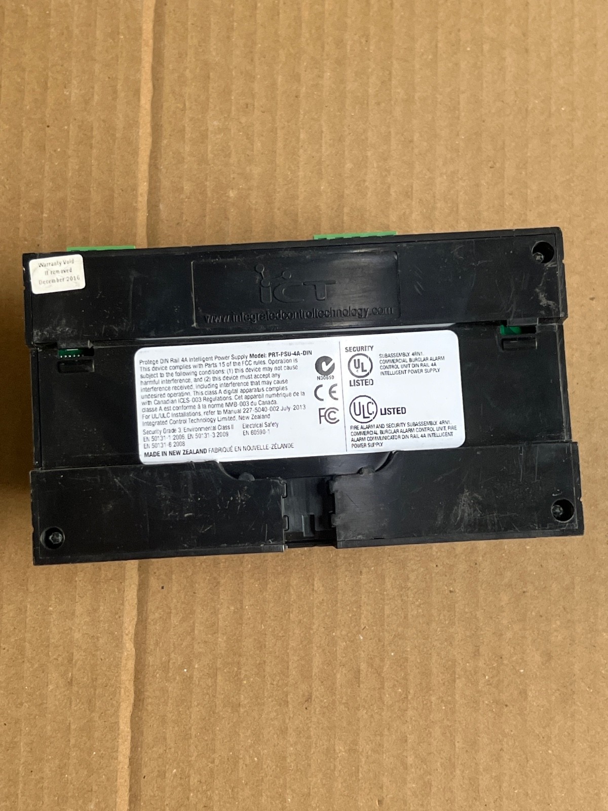 ICT PRT-PSU-DIN-4A Intellgent Power Supply Ver:040
