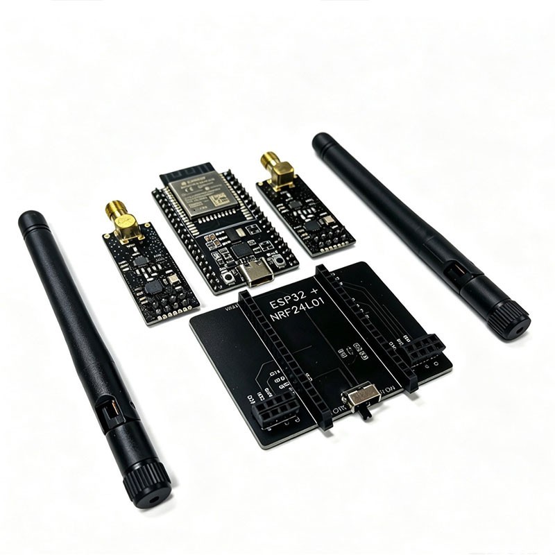ESP32 DevKitC NRF24L01+PA+LNA 2.4GHz Wireless Module WiFi BLE RF Development Kit
