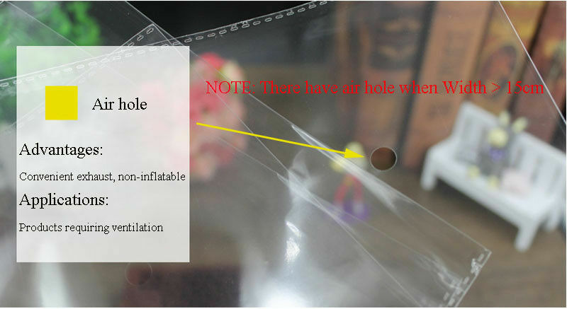 Clear Self Adhesive Peel & Seal Plastic Bags OPP Display,Garment,Card,Jewellery
